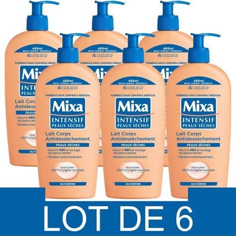 Lait Corps Antidess Chement Mixa Intensif Peaux S Ches Ml