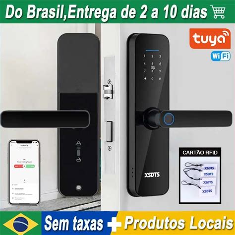 Xsdts Portugu S Biom Trico De Impress O Digital Fechadura Da Porta