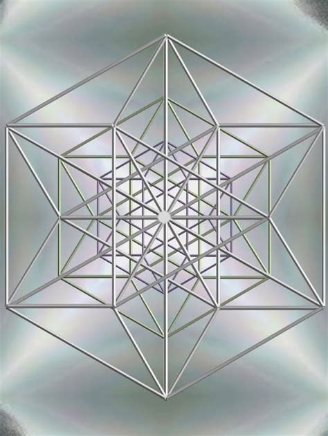 Ve Tesseract Sacred Art Sacred Geometry Fractals