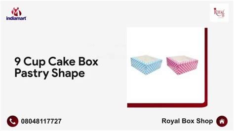 1000 Gram Cake Box With Window L Shape 10x10x8 Pink Color At Rs 30