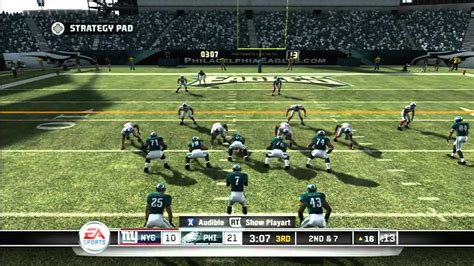 Cgrgameplay Madden Nfl 11 Xbox 360 Eagles Vs Giants Gameplay Part