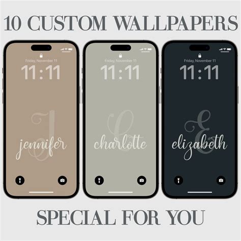 10 Personalized iPhone Wallpaper, Custom Phone Background, Affirmations ...