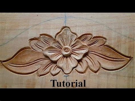 Wood Carving Tutorial Flower And Leaf Carving For Beginners Wood