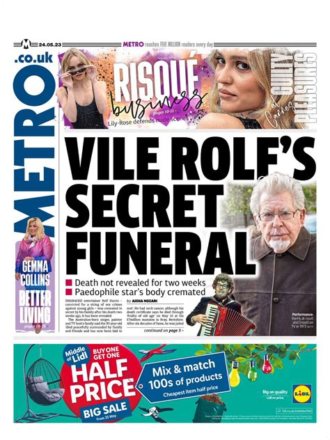 Metro Front Page 24th Of May 2023 Tomorrows Papers Today