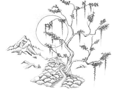 Japanese Temple Drawing at GetDrawings | Free download