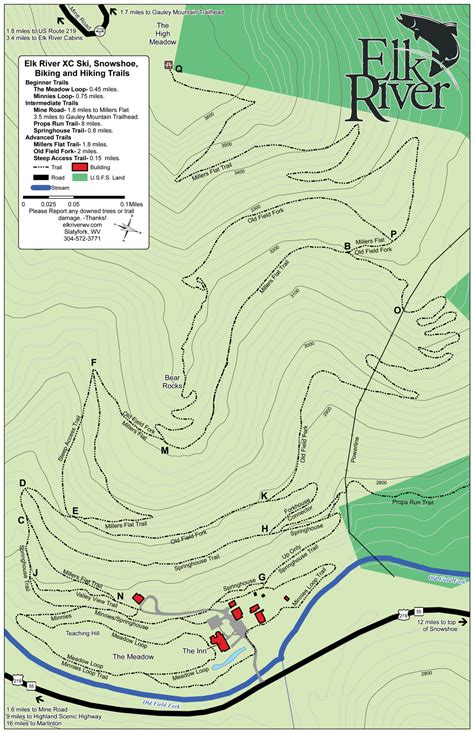 Elk River Trail Map