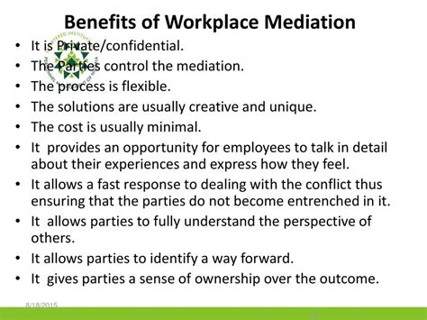 Alternative Dispute Resolutionadrworkplace Mediation Practice Inside