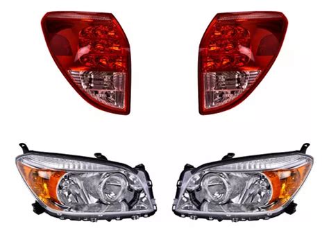 Paq Calaveras Y Faros Toyota Rav4 2006 2008 Depo Envío gratis