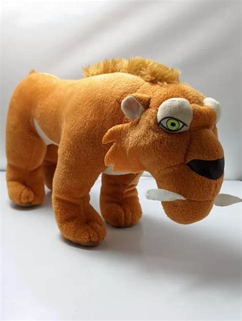 ICE AGE CONTINENTAL Drift Diego Sabertooth Tiger Animal Plush Jakks ...