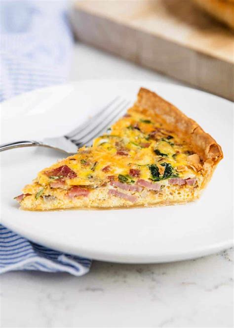 Easy Ham Quiche Recipe With Frozen Pie Crust Deporecipe Co