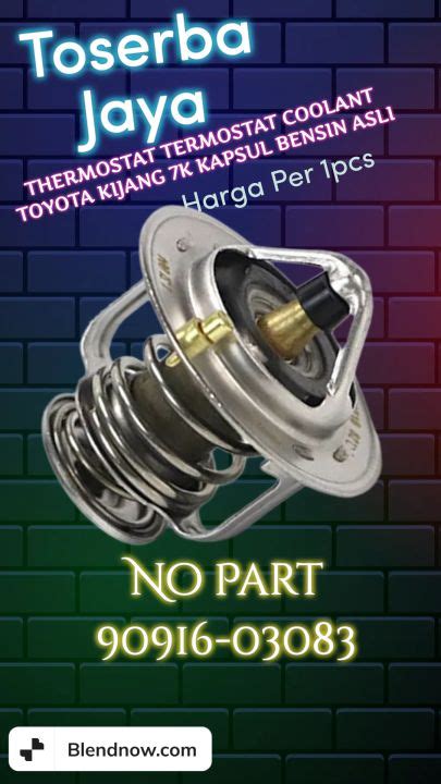 Thermostat Termostat Coolant Toyota Kijang K Kapsul Bensin Asli