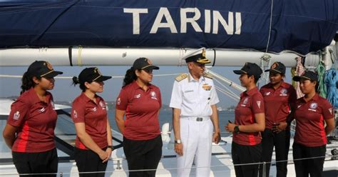 Indian Navy Launches INSV Tarini Sailboat And First All Women