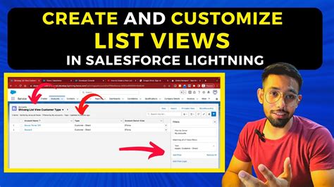 Create And Customize List Views In Salesforce Lightning In 2023 YouTube