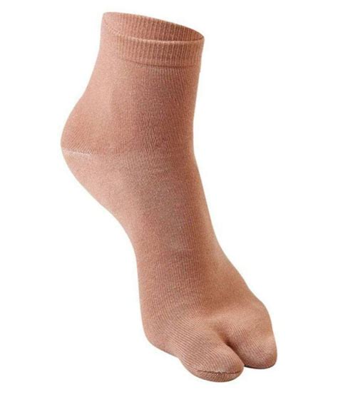 Tahiro Beige Cotton Thumb Socks Pack Of Buy Online At Low Price In