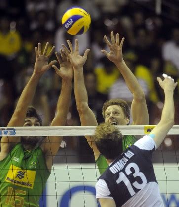 Brazilian National Team Volleyball Players Lucas Editorial Stock Photo ...