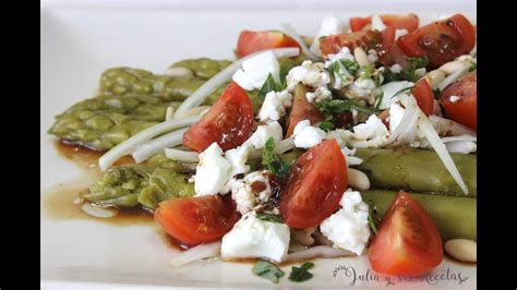 Cómo hacer ensalada de espárragos verdes Receta fácil de ensalada de