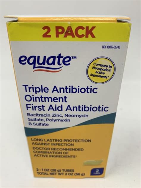 Equate 301130679648 1 A1 Triple Antibiotic First Aid Ointment 1 Oz For Sale Online Ebay