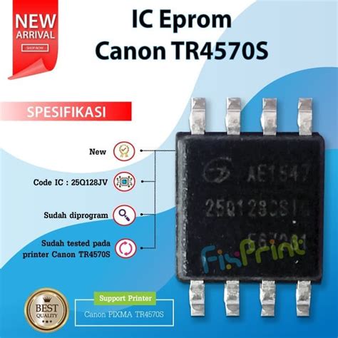 Jual IC Eprom Eeprom Canon TR4570S Resetter Board Mainboard Printer