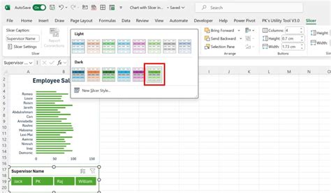 Chart With Slicers In Excel 7 Pk An Excel Expert