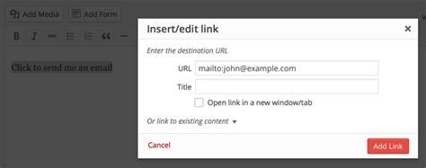 How To Create A Clickable Email Link In Wordpress Themewaves