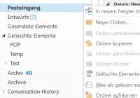 Outlook Ordner Reihenfolge In Einer Shared Mailbox Ndert Sich