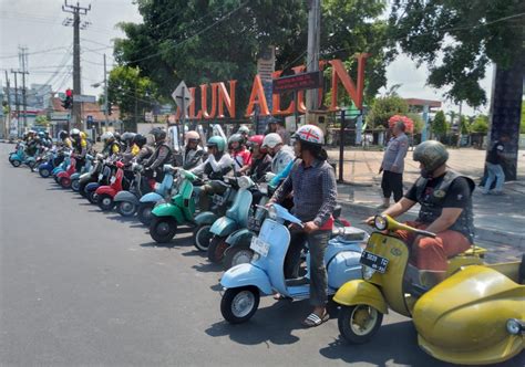 Polres Banjar Gandeng Komunitas Vespa Dan Klasik Untuk Ikut Operasi