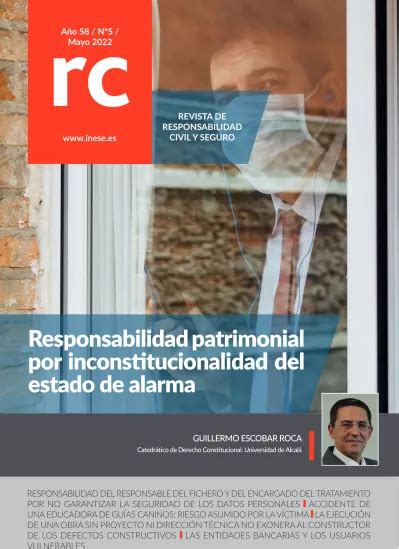 Responsabilidad Patrimonial Por Inconstitucionalidad Del Estado De Alarma