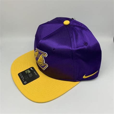 Los Angeles Lakers Satin Nike Hat Snapback Cap Kobe... - Depop