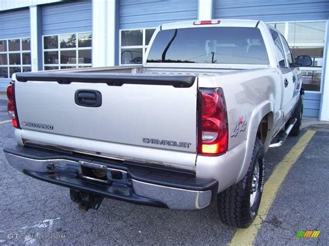 2005 Silver Birch Metallic Chevrolet Silverado 2500hd Ls Crew Cab 4x4 16994945 Photo 4