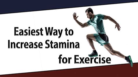 How To Increase Stamina For Exercise Easiest Way To Increase Stamina For Exercise Youtube