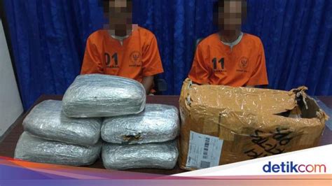 Bnn Tangkap Pengirim Penerima Narkoba 5 4 Kilogram Ganja Disita