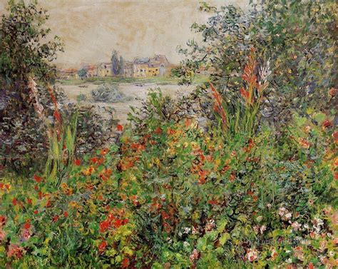 Flowers at Vetheuil Claude Monet Impressionism Flowers Painting in Oil ...