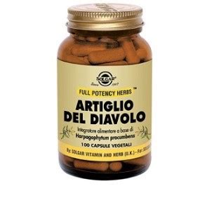 ARTIGLIO DEL DIAVOLO Integratore Alimentare 100 Capsule Vegetali Solgar