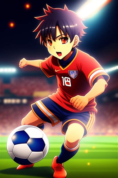 Lexica Anime Soccer Football Shooting