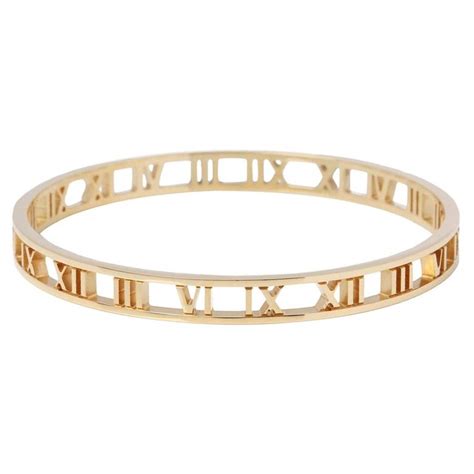 Tiffany And Co Atlas 18k Yellow Gold Bangle Yellow Gold Bangle