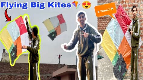 Flying 6 Tawa Big Kiteon Sunday In Amritsar Kite Fight AMRIT VLOGS