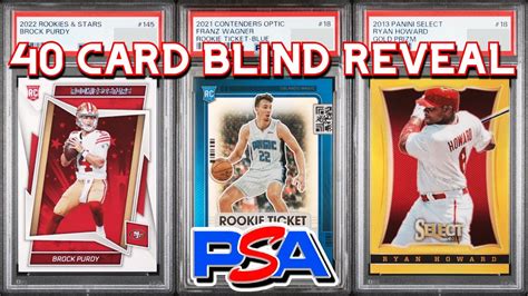 40 CARD PSA BLIND REVEAL 15 MODERN SPORTS GRADING SPECIAL YouTube