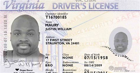 Virginia Drivers License Number