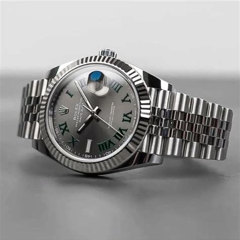 Jual JAM TANGAN PRIA COWOK ROLEX WIMBLEDON AUTOMATIC JAPAN TANGGAL