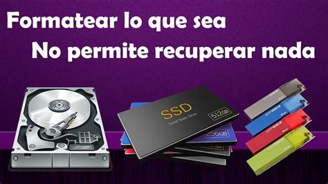 Formateo A Bajo Nivel Hdd Sdd Usb No Te Permite Recuperar Nada