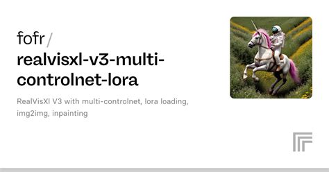 Fofr Realvisxl V3 Multi Controlnet Lora Run With An API On Replicate