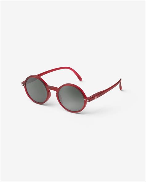 #g Red | Trendy Round Red glasses- IZIPIZI