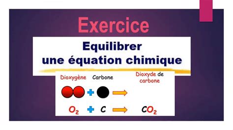 Comment Quilibrer Une Quation Chimique Exercice Tous Les Niveaux