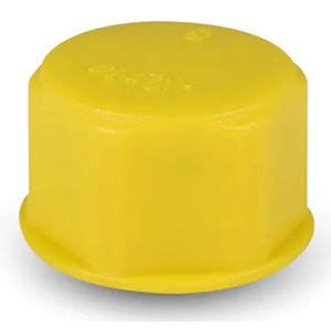 Non Threaded End Cap Series Emico Round Thermoplastic