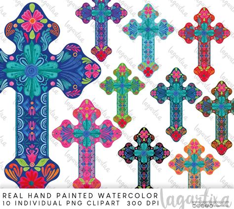 Colorful Cross Clipart