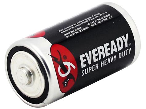 Eveready 1250 Black D Battery X 2 Blister Pack