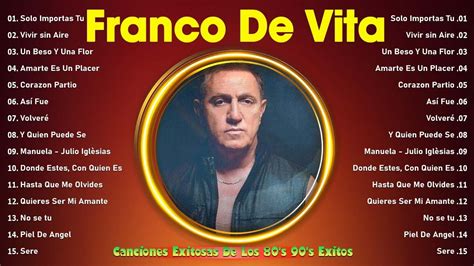 FRANCO DE VITA EXITOS Sus Mejores Canciones Viejitas Pero Bonitas