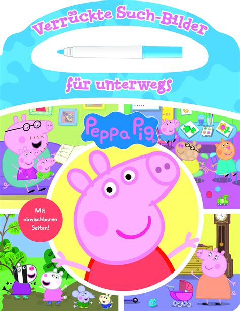 Peppa Pig Verr Ckte Such Bilder F R Unterwegs Wimmelbuch