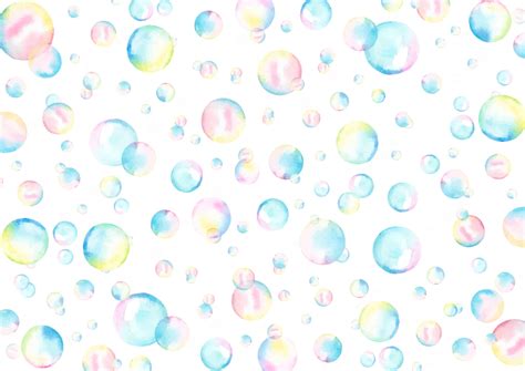 Premium Vector | Watercolor background with bubbles.