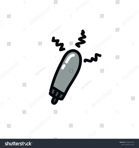 Vibrator Sex Toy Doodle Icon Vector Stock Vector Royalty Free 1608647545 Shutterstock